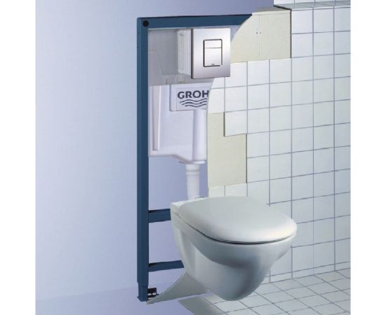 Инсталляция для подвесного унитаза GROHE Rapid SL в сборе, с накладной панелью Skate Cosmopolitan 38772001 – изображение 4