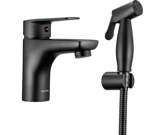 Смеситель для раковины Swedbe Mars однорычажный, с гигиеническим душем 1760B – изображение 5