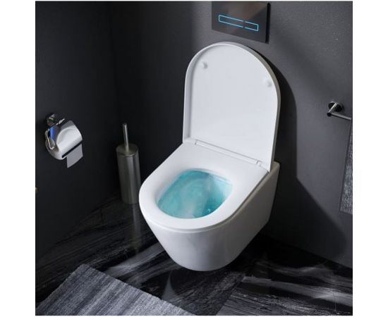 Подвесной унитаз AM.PM Sense FlashClean с сиденьем микролифт C741701SC – изображение 6