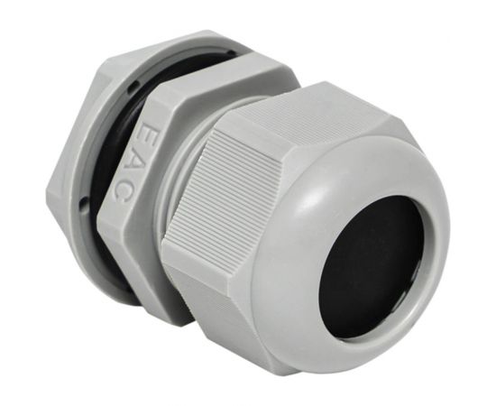 Сальник EKF PG16 IP54 (2 шт) d отверстия 21 мм / d проводника 10-14 мм plc-pg-16-2-r – изображение 6