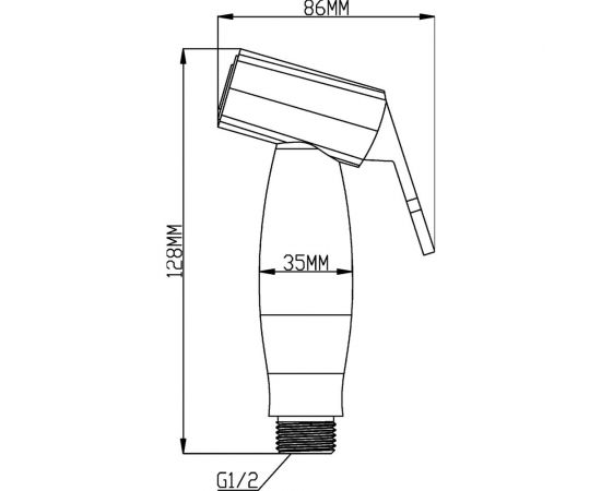 Смеситель для раковины Swedbe Mars однорычажный, с гигиеническим душем 1760B – изображение 7