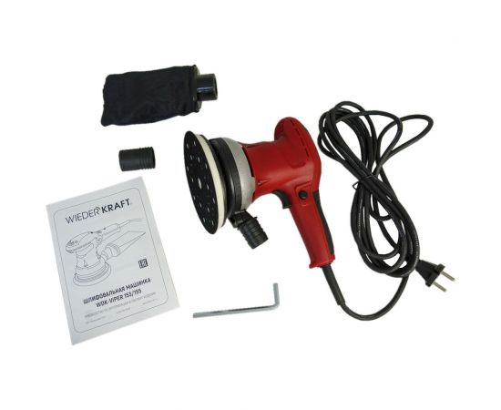 Орбитальная шлифовальная машина WIEDERKRAFT WDK-VIPER 153 – изображение 9