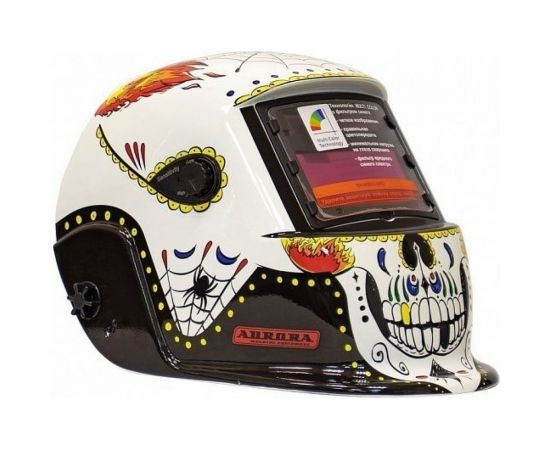 Маска сварщика Хамелеон SKELETON FIRE A777c 9-13 DIN Aurora 30690 – изображение 10