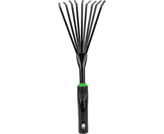 Стальные веерные мини-грабли для листьев, с пластиковой ручкой Gigant GVER-21 