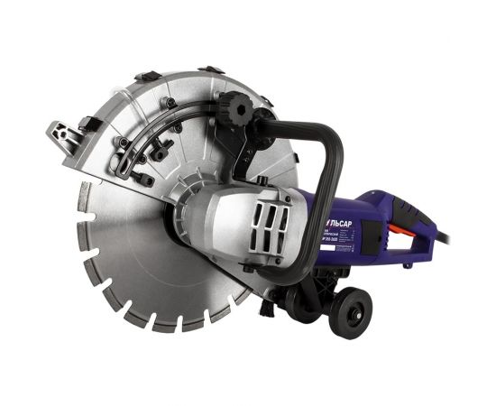 Электрический ручной резчик Пульсар РЭР 355-2600 2600 Вт, 355x25,4 мм, БЕЗ ДИСКА, пропил 125 мм, 13,6 кг 909-457 