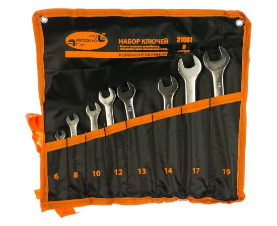 Набор комбинированных ключей 8шт сумка АвтоDело 31081 13509 
