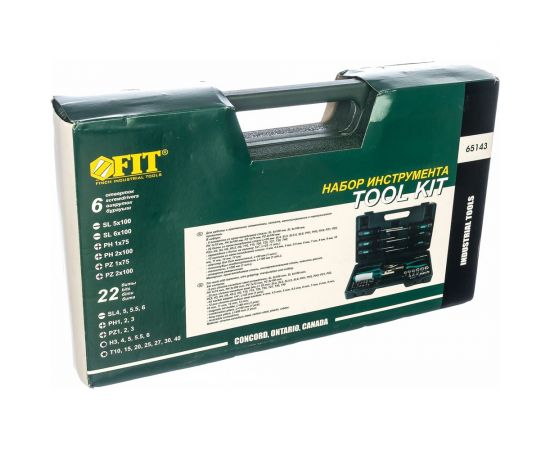 Набор инструментов 45 шт. FIT 65143 – изображение 2