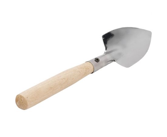 Посадочный совок Gigant малый, нержавейка, с деревянной ручкой GAV-23 – изображение 2
