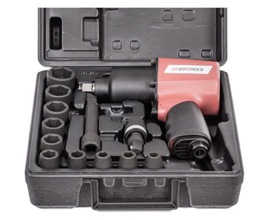 Пневмогайковерт Byemax в наборе с головками BM-43-4037GK3 – изображение 3