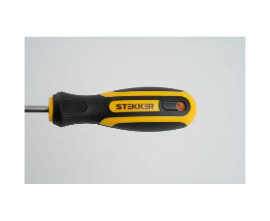 Крестовая отвертка STEKKER ph 1x100 мм, cr-v, двухкомпонентная рукоятка sdm-ph1-100 , 39769 – изображение 3