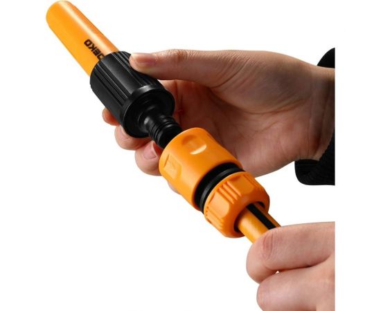 Усиленный шланг для полива DEKO 1/2 20 м с насадкой и коннекторами DKI20, 5 предметов 065-0464 – изображение 4