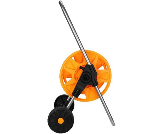 Набор для полива DEKO DKI025 катушка на колесах, шланг усиленный 1/2 25 м + 2 м, насадка для полива, коннекторы, 9 предметов 065-0463 – изображение 4