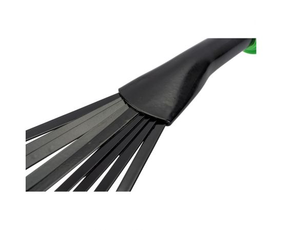 Стальные веерные мини-грабли для листьев, с пластиковой ручкой Gigant GVER-21 – изображение 4
