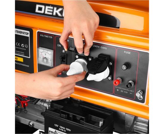 Бензиновый генератор DEKO dkeg420, 7 квт 065-1086 – изображение 5