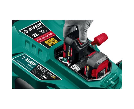 Бесщеточная газонокосилка ЗУБР 36 В ГКЛ-3736 – изображение 5