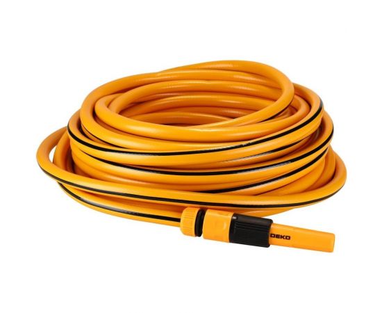 Усиленный шланг для полива DEKO 1/2 20 м с насадкой и коннекторами DKI20, 5 предметов 065-0464 – изображение 5
