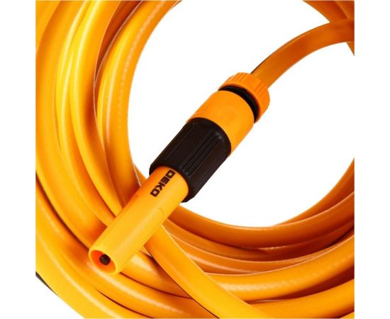 Усиленный шланг для полива DEKO 1/2 20 м с насадкой и коннекторами DKI20, 5 предметов 065-0464 – изображение 6