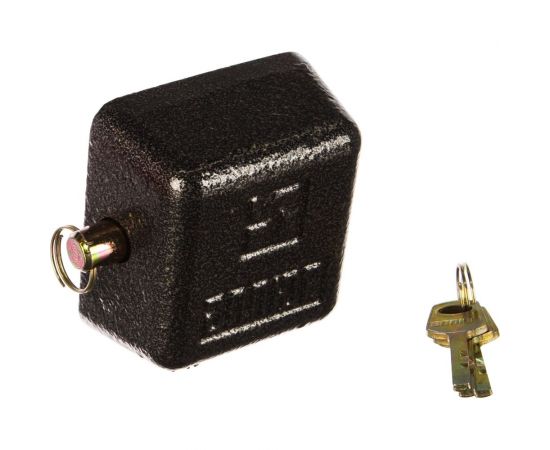 Навесной замок с закрытой дужкой 80 мм РОС 67093 