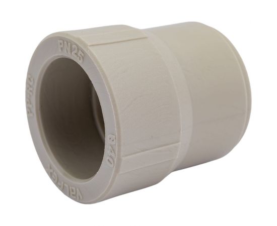 Муфта переходная VALFEX PP-R серая, 50х40 мм, вн/нр пайка 10005040Г 127-0397 