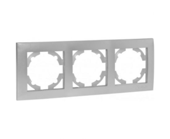 3-местная рамка EKF Валенсия, сталь EWM-G-303-30 