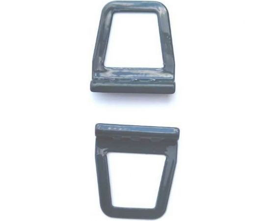 Металлическая ручка для москитной сетки KOMFORT Москитные системы серая, 2 шт. РМ00738 