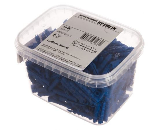 Дюбель п/проп ёжик Качественный КРЕПЕЖ 5х30 350 шт 0500593 КЧ – изображение 2