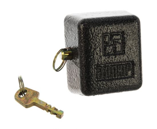 Навесной замок с закрытой дужкой 80 мм РОС 67093 – изображение 2