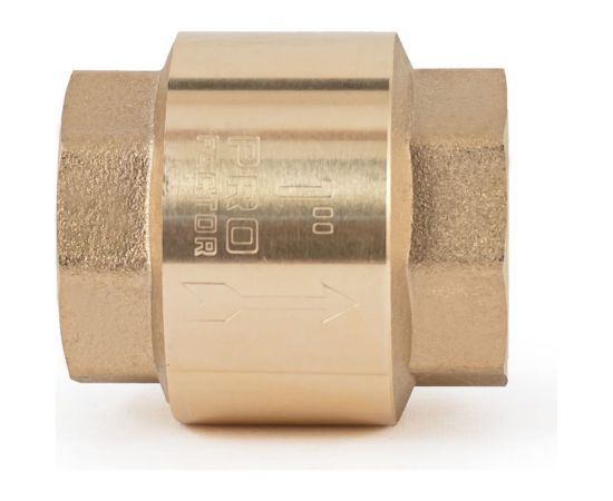 Обратный клапан PROFACTOR с латунным штоком, в/в 1"" PF CV 242 – изображение 2