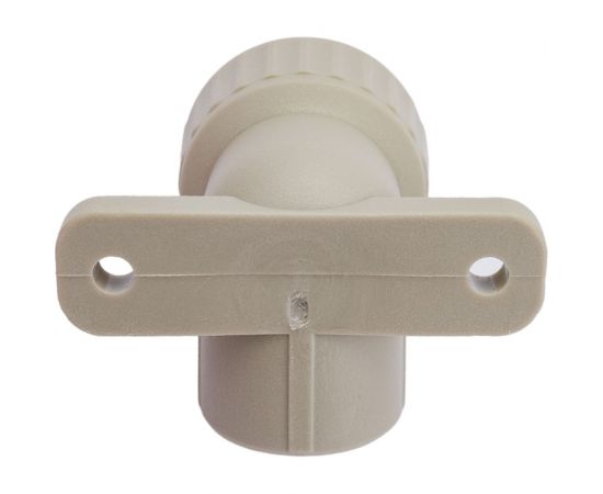 Угольник комбинированный с креплением, наружная резьба VALFEX PP-R серый, 20 мм х1/2"" 10121020Г 127-0485 – изображение 2