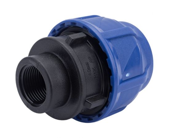 Компрессионная соединительная муфта VALFEX ПНД, с внутренней резьбой, 40x3/4"" 121001240034 – изображение 2