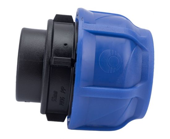 Компрессионная соединительная муфта VALFEX ПНД, с внутренней резьбой, 50x1 1/4"" 121001250114 – изображение 2