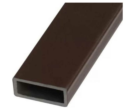 Поперечный профиль москитной сетки KOMFORT Москитные системы 23х7, коричневый, 1500 мм ПП00733 – изображение 2