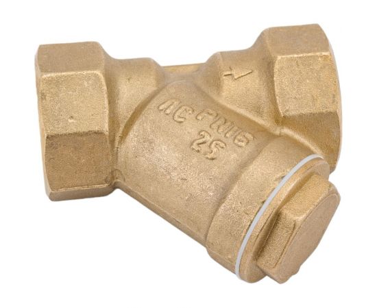 Латунный Y-образный фильтр VALFEX 46Б5фт1 Ду25 Ру25 м/м VF.192.L00.100 036-1226 – изображение 2