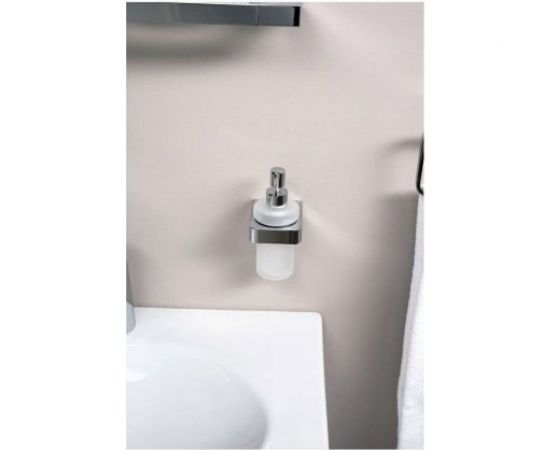 Дозатор для мыла с держателем Aquanet 5781-1 стекло, хром 00187076 – изображение 3