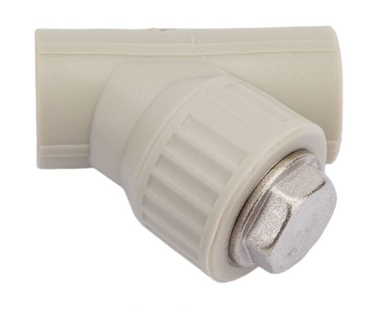 Сетчатый фильтр VALFEX PP-R Дн 20х45°, серый 10141020Г 036-0607 – изображение 3