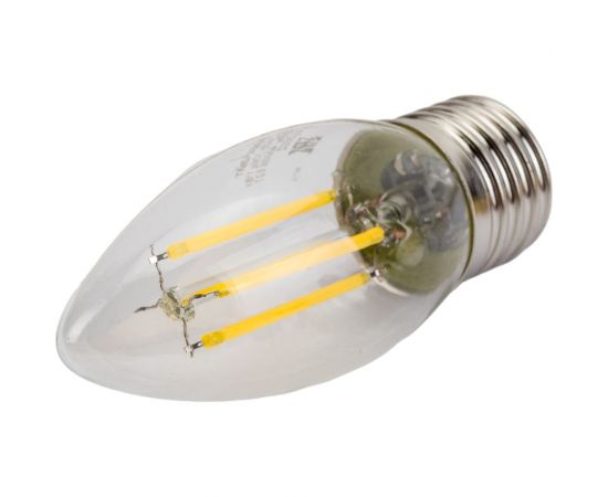 Нитевидная прозрачная лампа свеча Фарлайт С35 11 Вт 4000 К Е27 FAR000158 – изображение 3