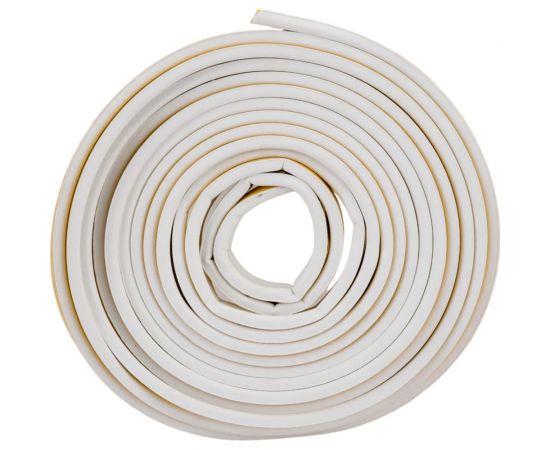 Самоклеящийся уплотнитель Sila P-профиль, 10 м, белый W10 SILAPW10 – изображение 4