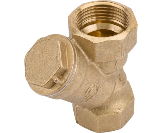 Латунный Y-образный фильтр VALFEX 46Б5фт1 Ду25 Ру25 м/м VF.192.L00.100 036-1226 – изображение 4