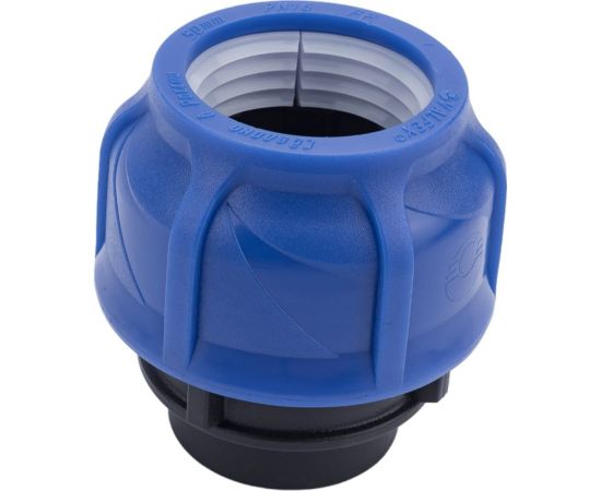 Компрессионная соединительная муфта VALFEX ПНД, с внутренней резьбой, 50x1 1/4"" 121001250114 – изображение 5