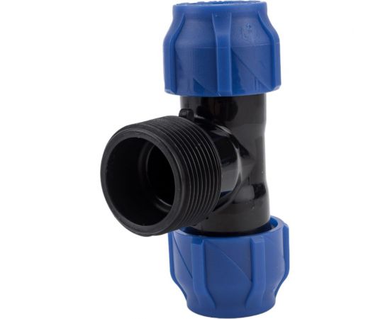 Компрессионный переходной тройник VALFEX ПНД, с наружной резьбой, 25-1 1/4""-25 1210022511425 – изображение 5