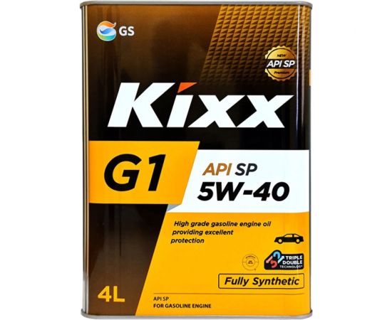 Синтетическое моторное масло KIXX G1 5W-40 API SP 4л L215444TE1 