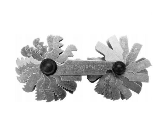 Резьбомер YATO метрический и Витворта 52 лезвия 4,0-62,0мм YT-29984 