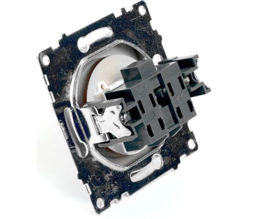 1-местная розетка без заземления (механизм) STEKKER GLS10-7109-04, 250V, 10А с защитной шторкой, серия Катрин, шоколад 49025 – изображение 11