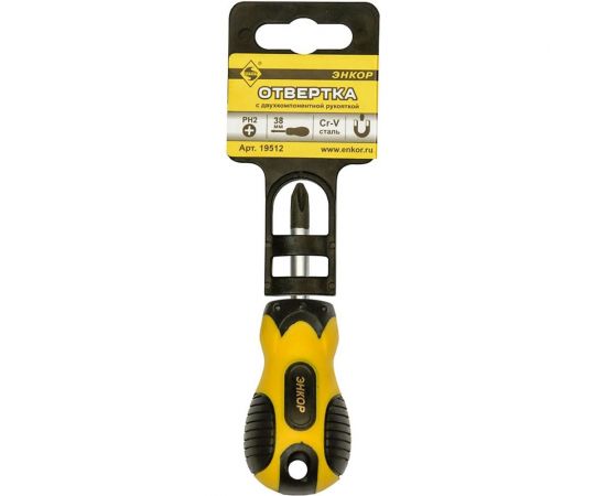 Отвертка Энкор PH2х38мм 19512 – изображение 2