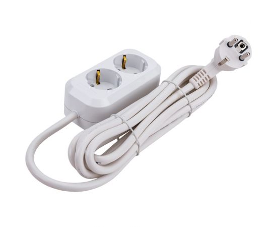 Удлинитель UNIVersal е-302а пвс 3/1,5 2гн. с заземлением, длина 3м (еврослот) 1718 – изображение 2