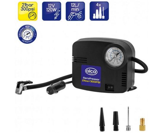 Компрессор Alca 21 бар, 12 В, 12 А, 120 Вт, 7 л/мин 232000 – изображение 2