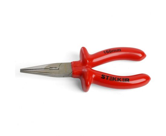 Диэлектрические длинногубцы STEKKER, 160мм, Cr-V, PLE2-160-S, 39777 – изображение 3