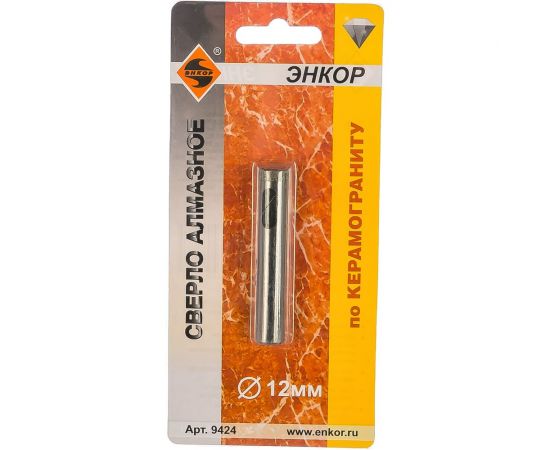 Сверло алмазное по керамограниту (12 мм) Энкор 9424 – изображение 3