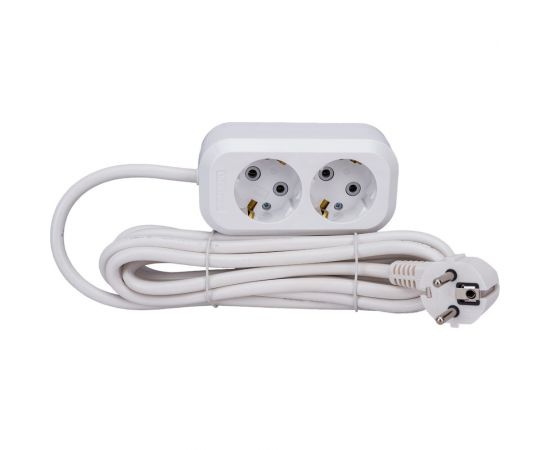 Удлинитель UNIVersal е-302а пвс 3/1,5 2гн. с заземлением, длина 3м (еврослот) 1718 – изображение 3