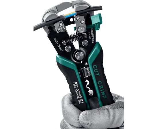 Стриппер KRAFTOOL TK-10 автоматический, многофункциональный, 0.05 - 10 мм2, 22639 – изображение 3